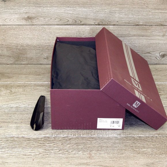 * NIB * $395 Bruno Magli NILO 9 M Navy Suede Nordstrom * add $15 new Trees